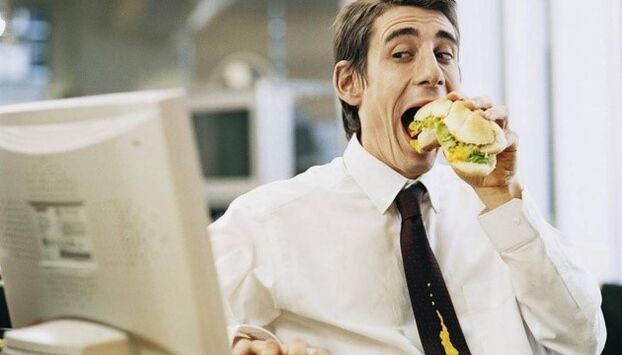 La malbouffe comme cause de la prostatite chronique