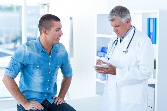 Si vous souffrez de prostatite chronique, consultez un médecin