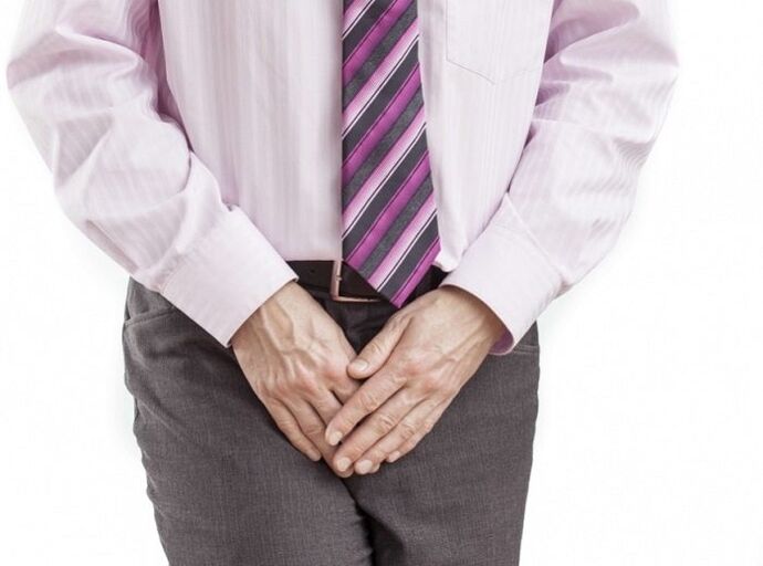 Douleur dans la région de l'aine avec prostatite